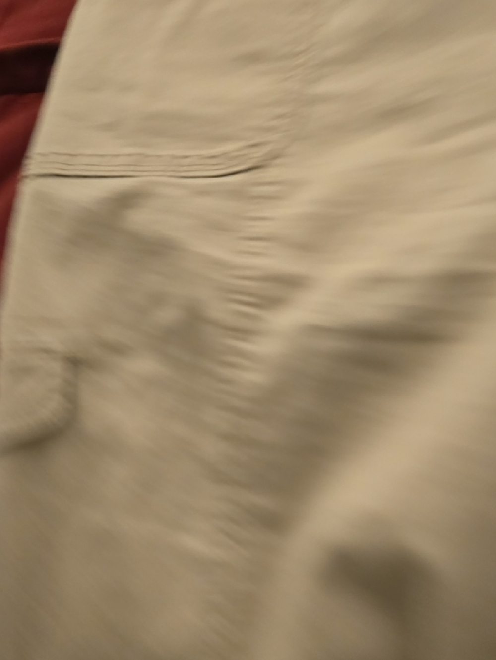 C EST 1946 Beige Cargo Capris with Drawstring Hems - Picture 4 of 6